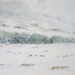 Snöljus-akvarell55x35cm